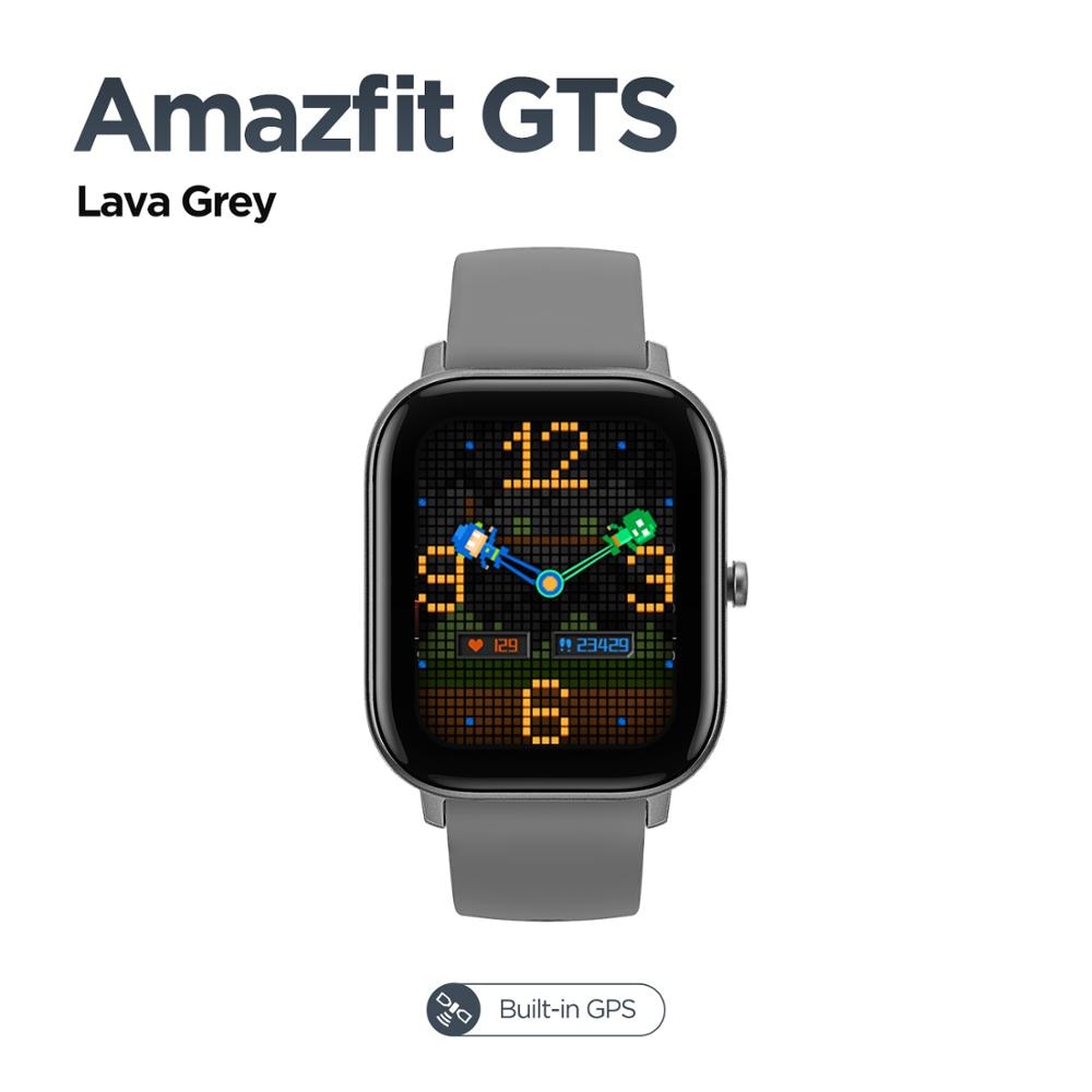 Amazfit GTS Stock Global Version Smart Watch 5ATM Waterproof Swimming Smartwatch 14DaysBattery